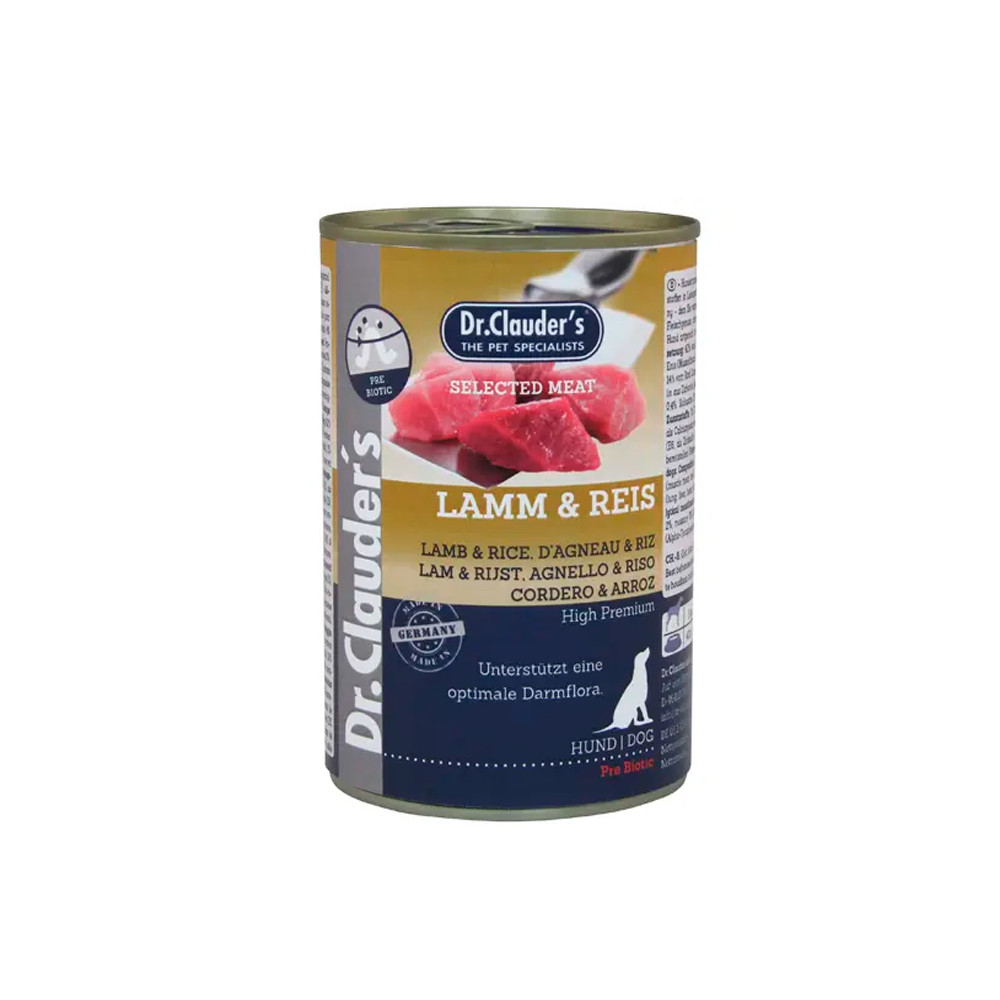 Dr.Clauders Lata de Cordero y Arroz para Perros