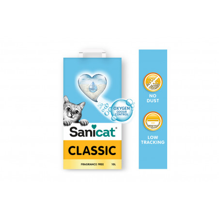 Sanicat Classic Arena para Gatos Sin Perfume