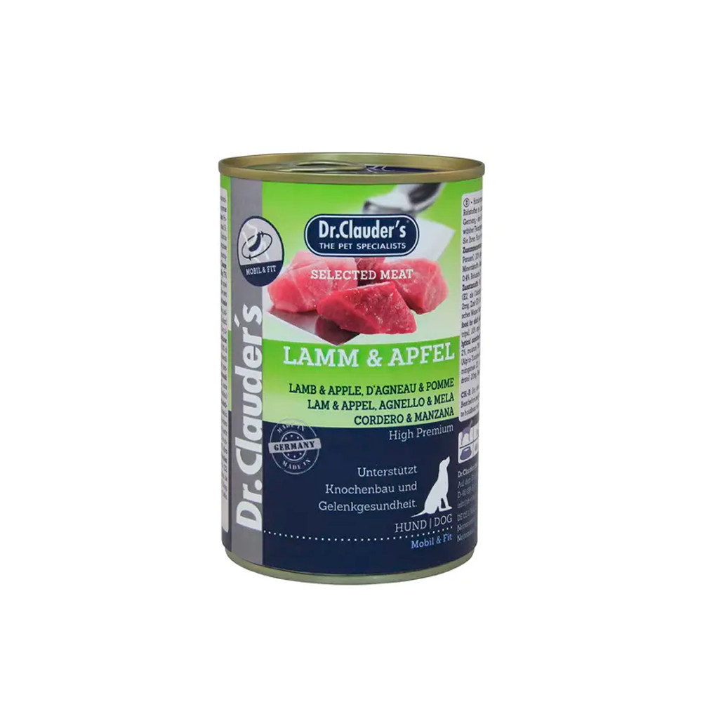 Dr.Clauders Lata de Cordero y Manzana para Perros
