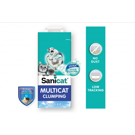 Sanicat Multicat Cumpling Arena para gatos Aroma Aire Fresco