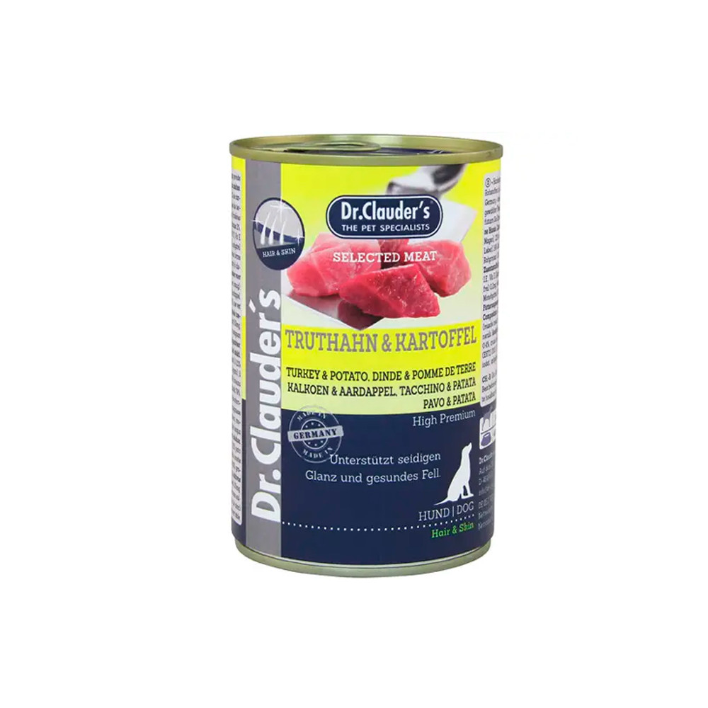 Dr.Clauders Lata de Pavo y Patata para Perros