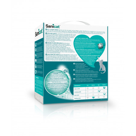 Sanicat Active White Arena Para Gatos Sin Perfume