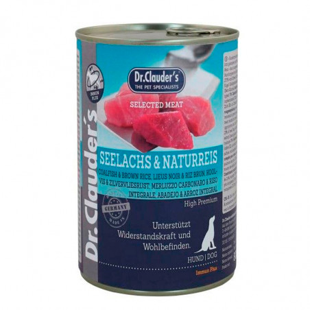 Dr.Clauders Lata de Abadejo y Arroz Integral para Perros