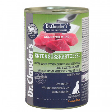 Dr.Clauders Lata de Pato y Patata Dulce para Perros