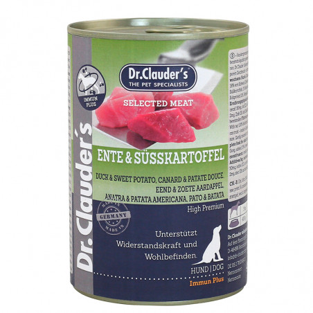 Dr.Clauders Lata de Pato y Patata Dulce para Perros