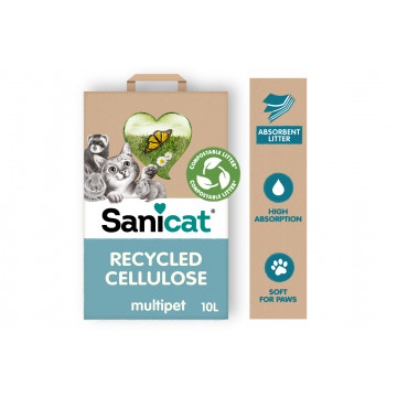 Sanicat Recycled Cellulose Pellet Para gatos