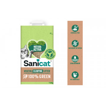 Sanicat Arena Vegetal Aglomerante Natura Activa 100% Green
