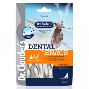 Dr.Clauders Snacks Dental de Pato Para Razas Pequeñas