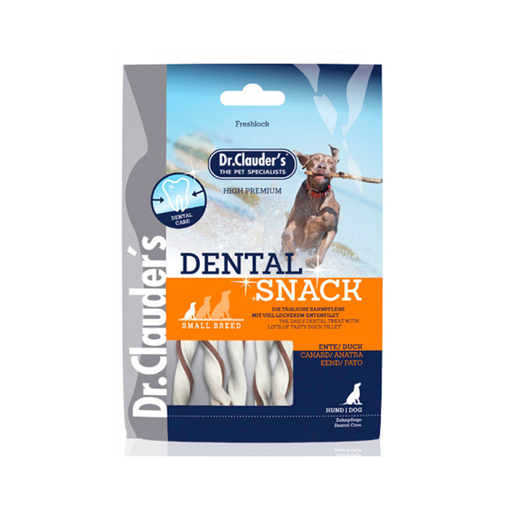 Dr.Clauders Snacks Dental de Pato Para Razas Pequeñas