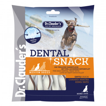 Dr.Clauders Snacks Dental de Pato Para Razas Medianas