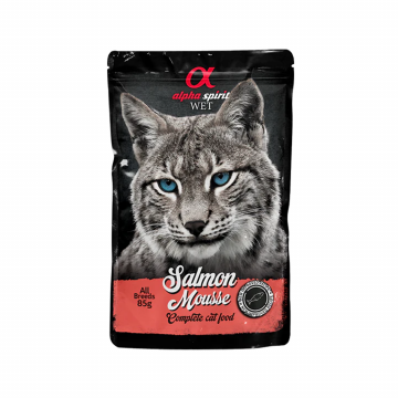 Imagen de Alpha Spirit Pouch Mousse para Gatos 85gr - Salmón