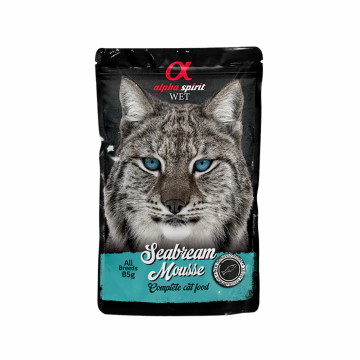 Imagen de Alpha Spirit Pouch Mousse para Gatos 85gr - Dorada