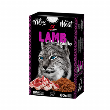 Alpha Spirit Natural Snack Gato 80 Gr CORDERO
