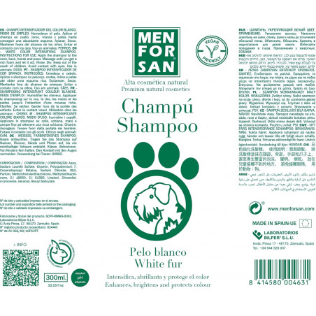 Menforsan Champu intensificador color Blanco 300 ml