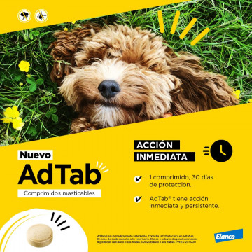 AdTab Antiparasitario comprimido masticable para perros