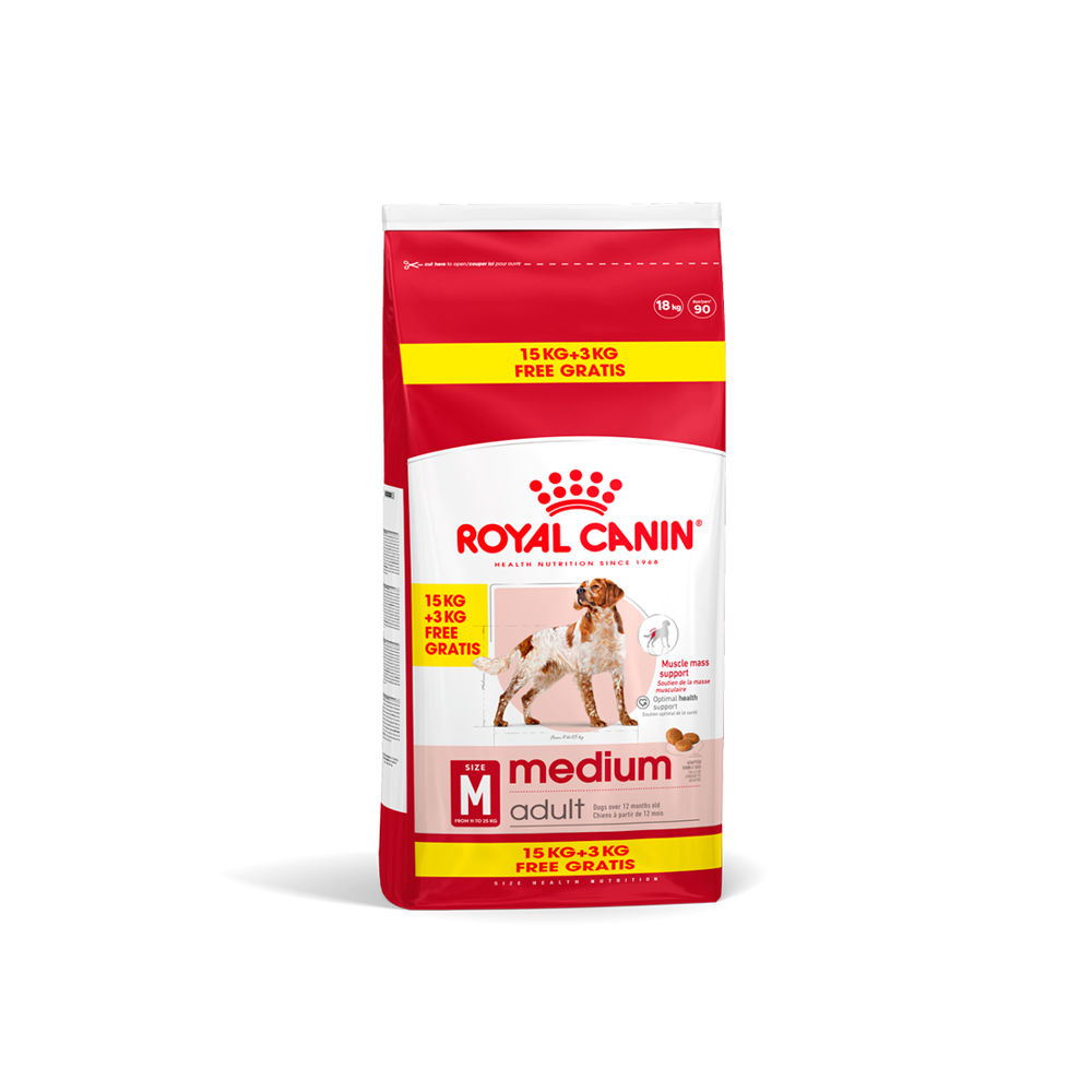 Royal Canin Medium Adult 15+3 kg