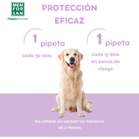 Menforsan pipeta Anti-Insectos perros 2 unidades