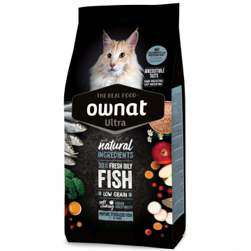 Ownat Cat Ultra Mature Sterilized Fish 3 Kg