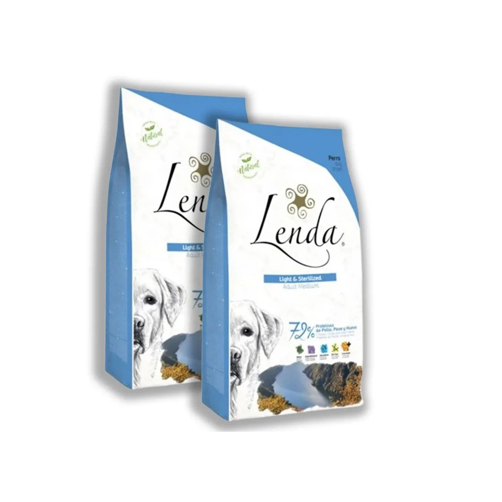 Lenda Adult Medium Light & Sterilized 2 x 12 kg