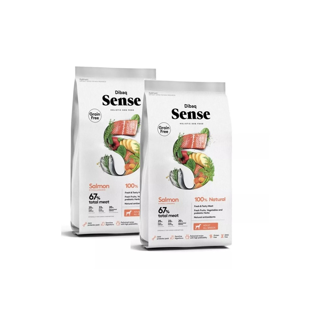 Dibaq Sense Grain Free Salmon 2 x 12 kg
