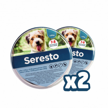 PACK AHORRO Seresto Collar Perros - 8 Kg / 70cm