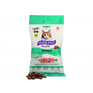 Mediterranean Serrano Snacks Para Gatos Urinary Salmon y Atun