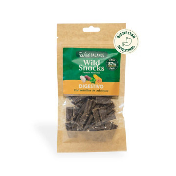 Imagen de Wild Balance WILD SNACKS Premios Naturales Funcionales para Perros 75 Gr - Digestivos de Pato