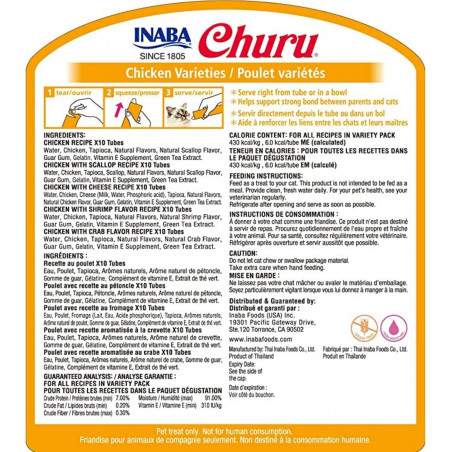 Churu Cat Variedades de Pollo