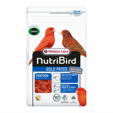 Versele-Laga Orlux Gold Patee Pasta De Huevo Para La Cria De Canarios Rojos 250 gr 1 Kg