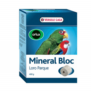 Versele-Laga Orlux Mineral Bloc Loro Parque Bloque Mineral Para Loros Y Periquitos 400 gr