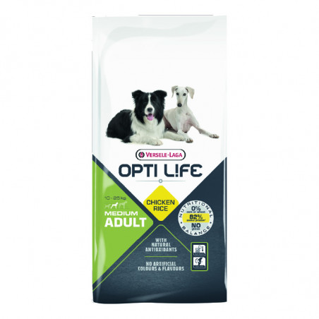 Versele-Laga Opti Life Adult Medium Comida Para Perros 12,5 kg