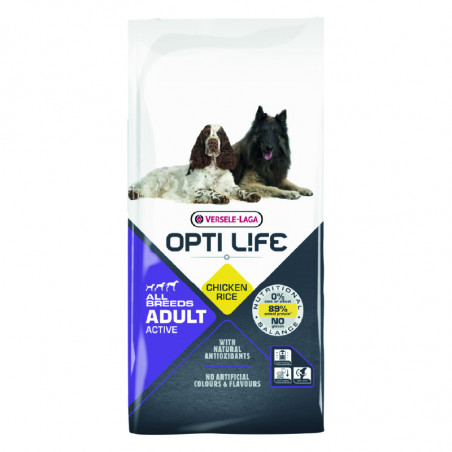 Versele-Laga Opti Life Adult Active All Breeds 12,5 kg
