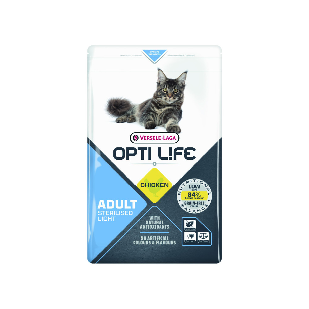 Versele-Laga Opti Life Cat Sterilised Light 7,5 kg