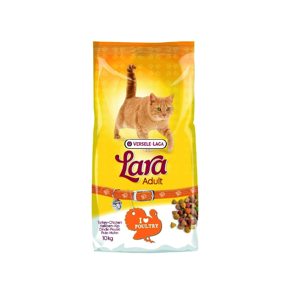 Versele-Laga Lara Pienso Para Gatos Adult con Pavo-Pollo 10 kg