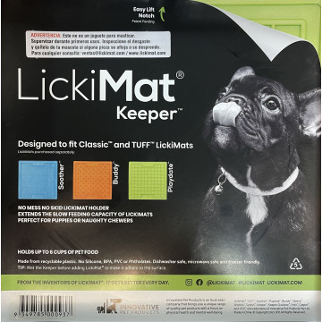 LickiMat Keeper Soporte para alfombrilla LickiMat ETIQUETA