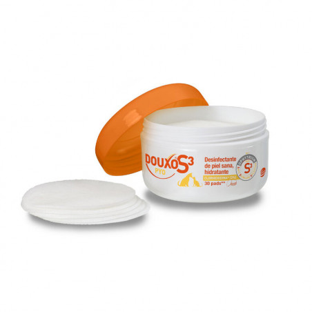 Douxo S3 Pyo Discos Desinfectantes de Algodón para Perros y Gatos