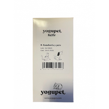 Yogupet Kefir Antiinflamatorio Con Pera y Zanahoria Para Perros y Gatos