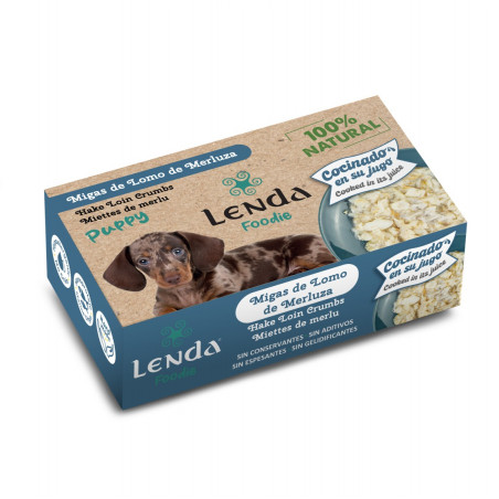 Lenda Foodie Lata Puppy con Migas de Lomo de Merluza