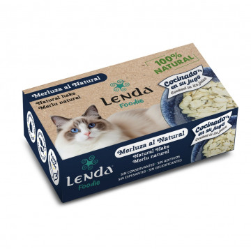 Lenda Foodie Lata Gato con Merluza al Natural