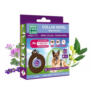 Menforsan Collar Perros Anti Insectos 3 Activos 60 cm