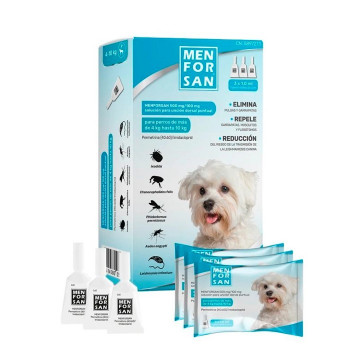 Imagen de Menforsan Pipeta Spot-On para Perros 3 Pipetas - 4- 10 kg