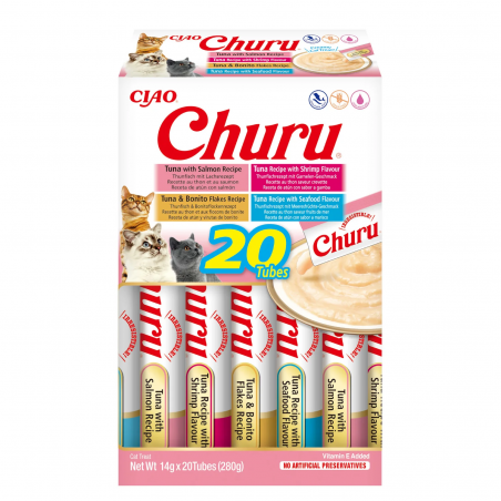 Churu Cat Variedades de Marisco 20 uds