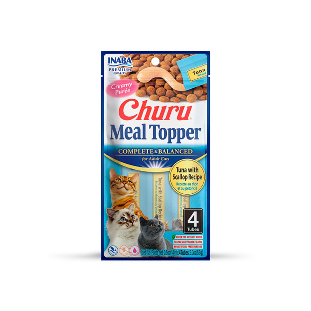 Churu Cat Meal Topper Receta de Atún con Vieira