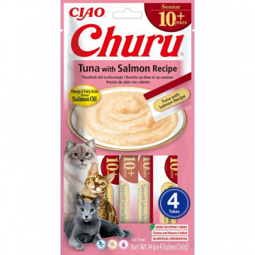 Churu Cat Senior Receta de Atún con Salmón