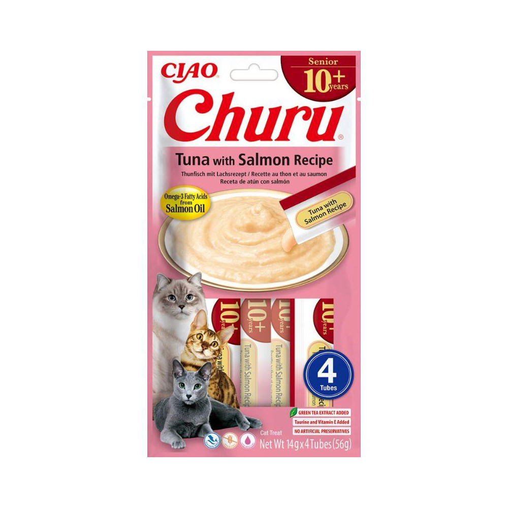 Churu Cat Senior Receta de Atún con Salmón