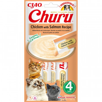 Churu Cat Receta de Salmón con Pollo