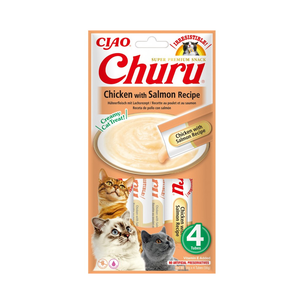 Churu Cat Receta de Salmón con Pollo