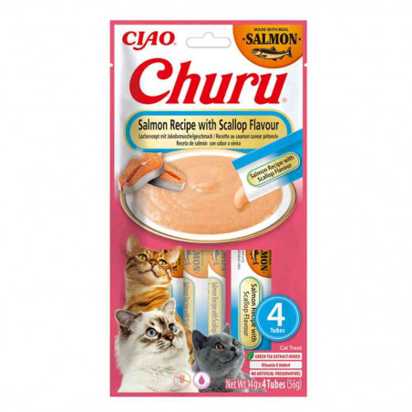 Churu Cat Receta de Salmón con Vieira