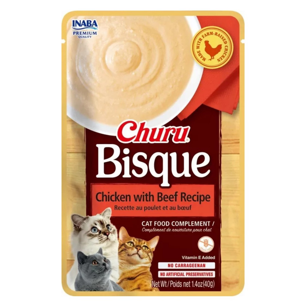 Churu Cat Bisque Receta Pollo con Buey