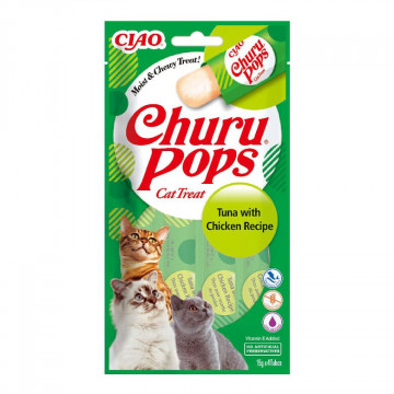 Churu Cat Pops Receta de Atún con Pollo